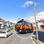 Firefighters were called to a fire in Brampton Grove