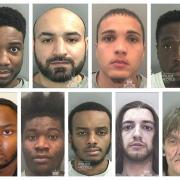 Top row, from left to right, Fortune Lawson, Davood Assadopour, Micaiah Marley and Arnold Fumumeya. Middle row, from left to right, Alexis Mutesa, Gideon Lawson, Ahmed Omar, Denis Delishaj and Stephen Isaac.