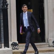 Prime Minister Rishi Sunak departs 10 Downing Street, London, to attend Prime Minister’s Questions at the Houses of Parliament (Yui Mok/PA)