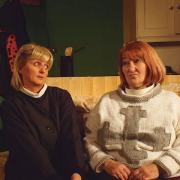 Hilary Rhodes as Geraldine Grainger with Julie Lilley as Alice the Verger