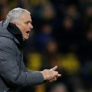 Jose Mourinho had mixed messages for his side after tonight's game. Picture: Action Images