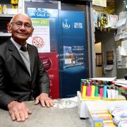 Gulab Gandhi, who is stepping down from Canons Park Newsagents after 37 years (Photo: Holly Cant)