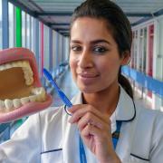 Dental nurse, Puja Parmar will educate locals on the importance of oral hygiene