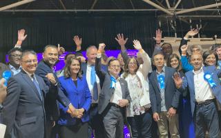 Tories Celebrate In Harrow (Credit: Adam Shaw) can be used by LDRS partners