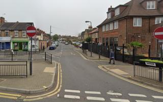 Police were called to College Road in Harrow yesterday evening
