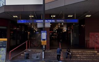 The victim was found with injuries at Harrow on the Hill station