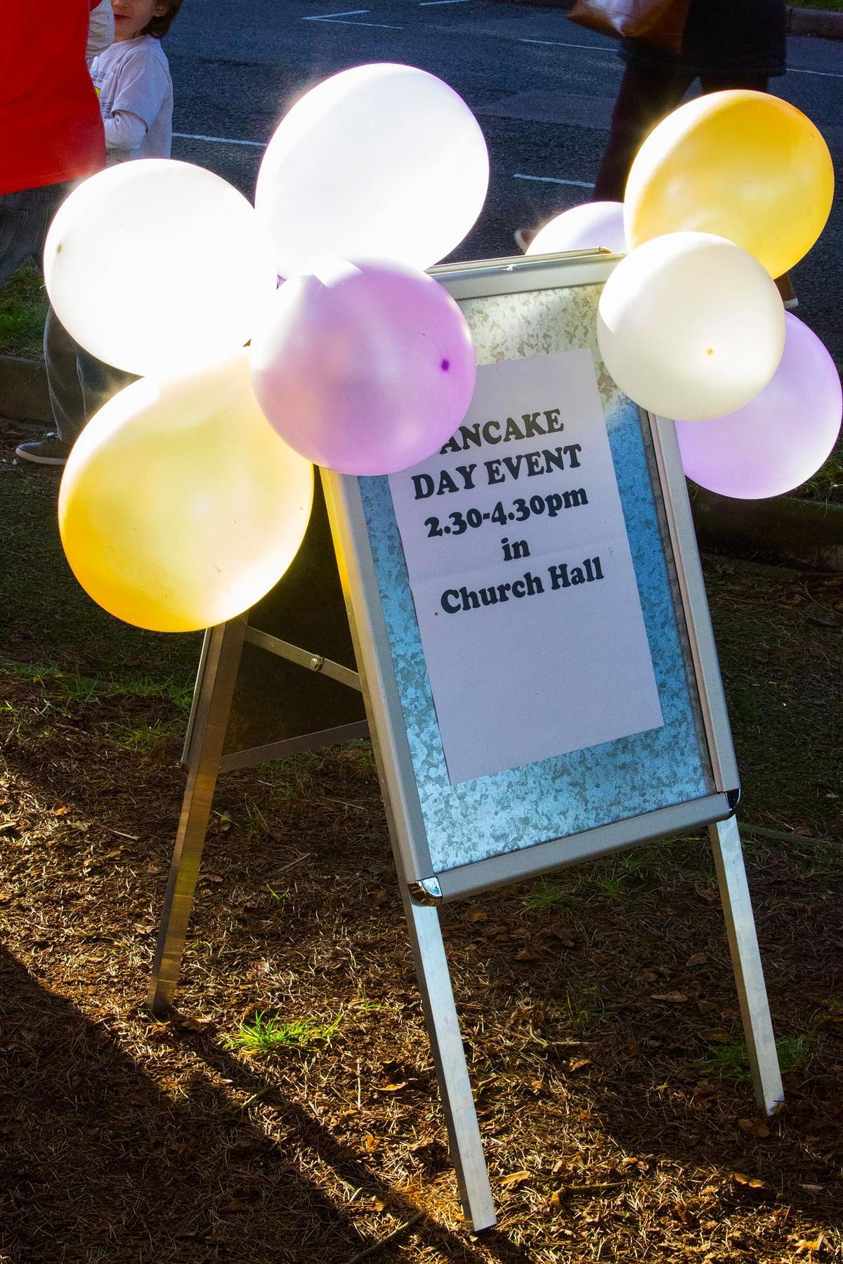 St Anselm's Sunday School in Westfield Park hosted a Shrove Tuesday event, in which children decorated a tree with ideas of things they could give up for Lent.
